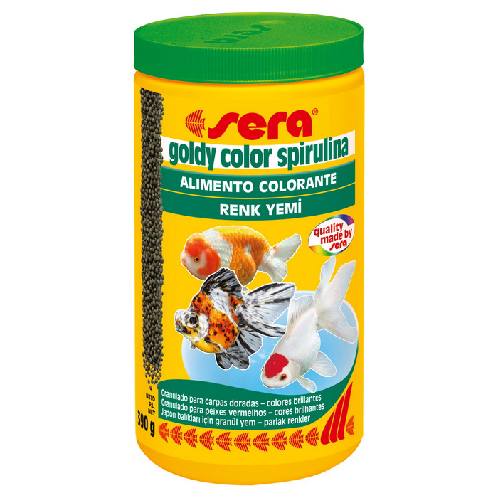 Sera Goldy Color Spirulina Japon Balığı Granül Renk Yemi 1000 ml