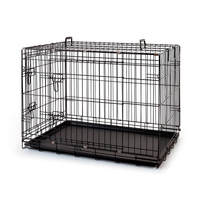 Katlanabilir Köpek Kafesi 91x60x70 cm