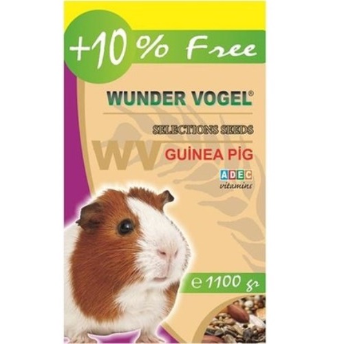 Wunder Vogel Aromalı Guinea Pig Yemi 1,100 Gr