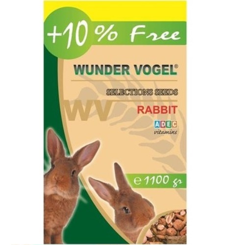 Wunder Vogel Aromalı Tavşan Yemi 1,100 Gr