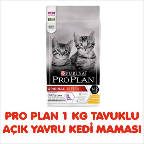 PRO PLAN 1 KG TAVUKLU AÇIK YAVRU KEDİ MAMASI