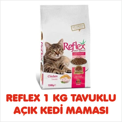 REFLEX 1 KG TAVUKLU AÇIK KEDİ MAMASI