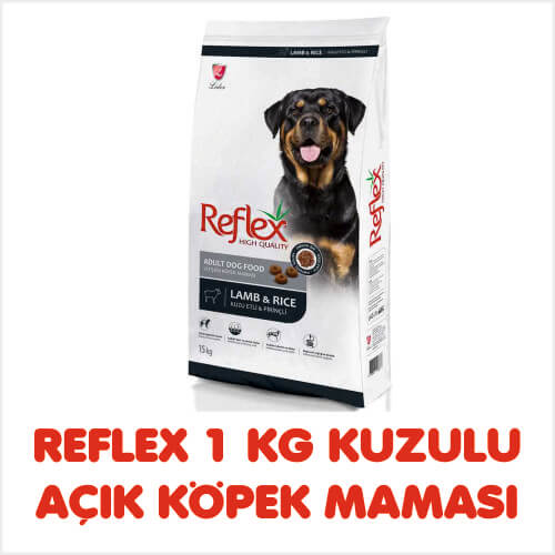 REFLEX 1 KG KUZULU AÇIK KÖPEK MAMASI